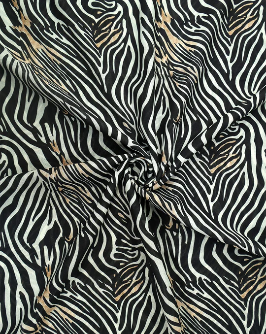 Zebra Print Fabric apparel fabric