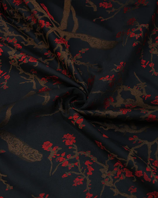 Floral Jacquard Fabric